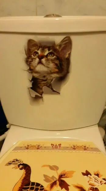 Наклейки котики для детской комнаты 4