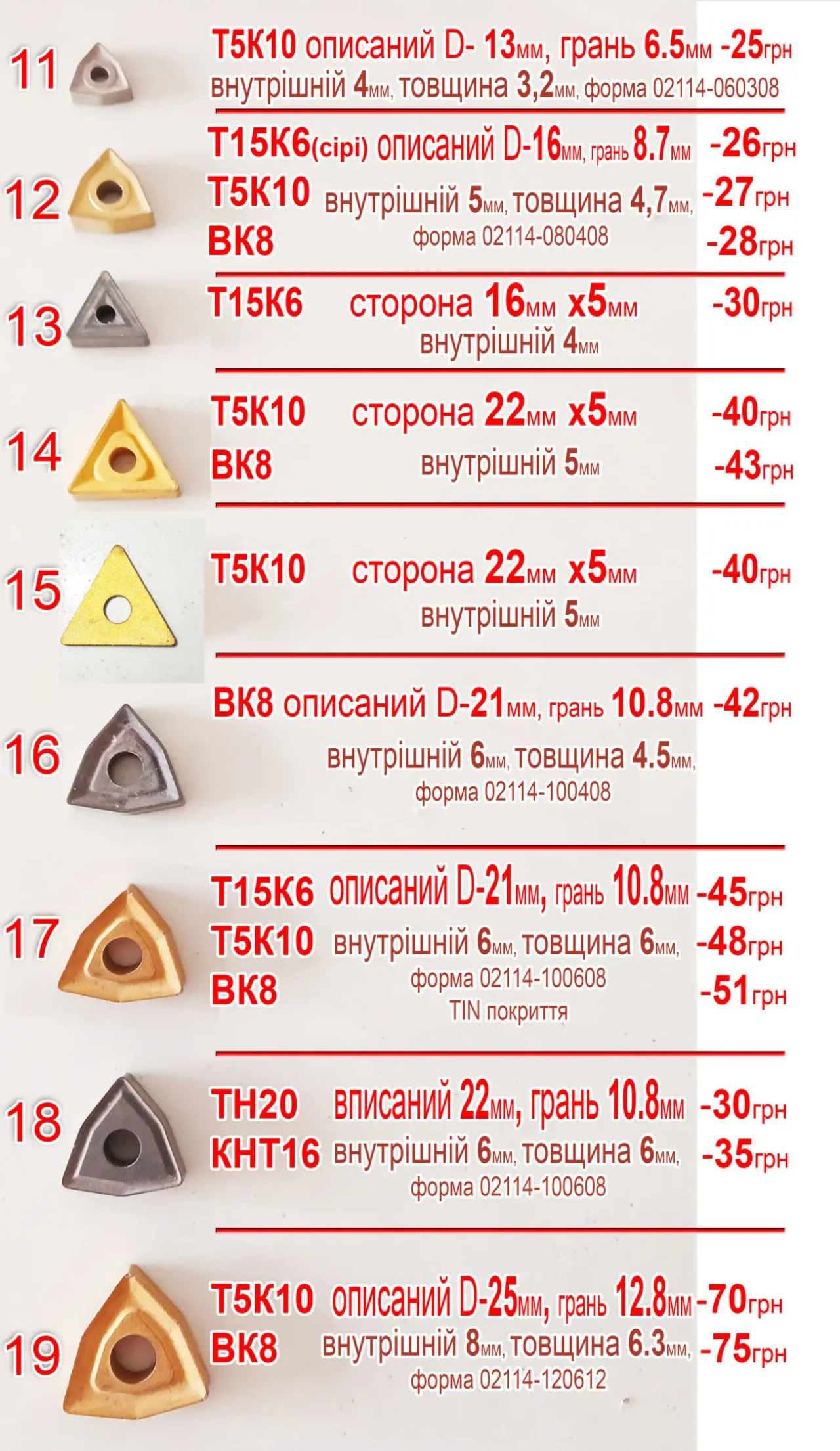 Продам пятигранку 10114-130612 Т5К10 3