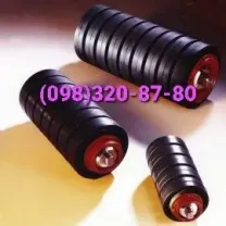 Ролики конвейерные амортизирующие , роликоопрры, ленточный транспортер