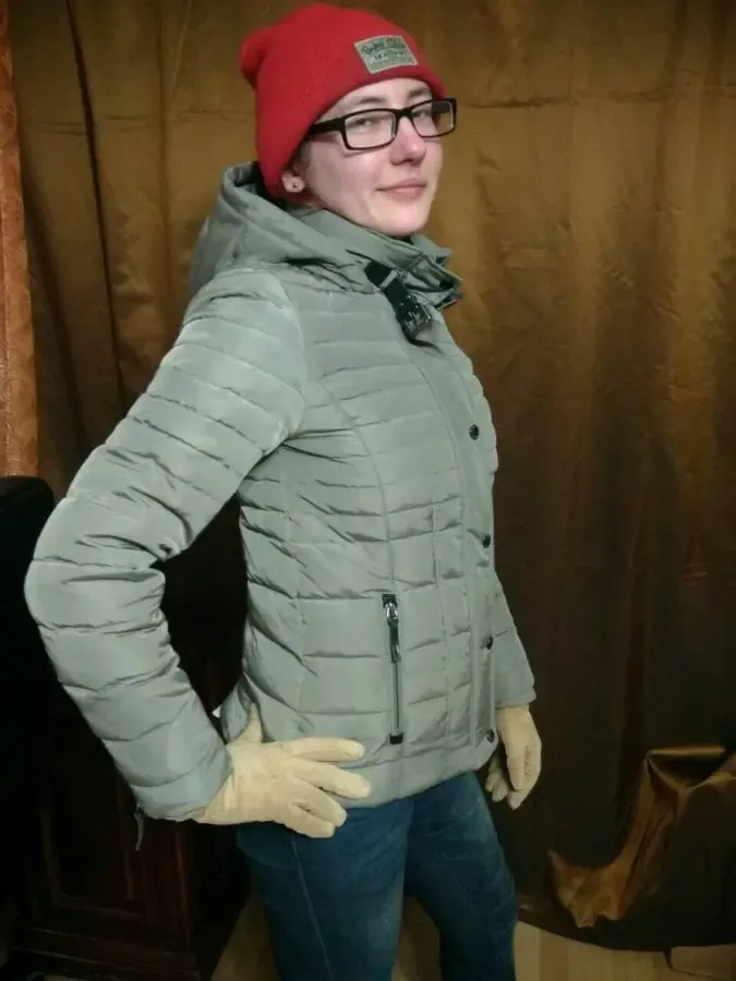 Куртка - пуховик, еврозима, супертонкий 10