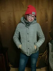 Куртка - пуховик, еврозима, супертонкий