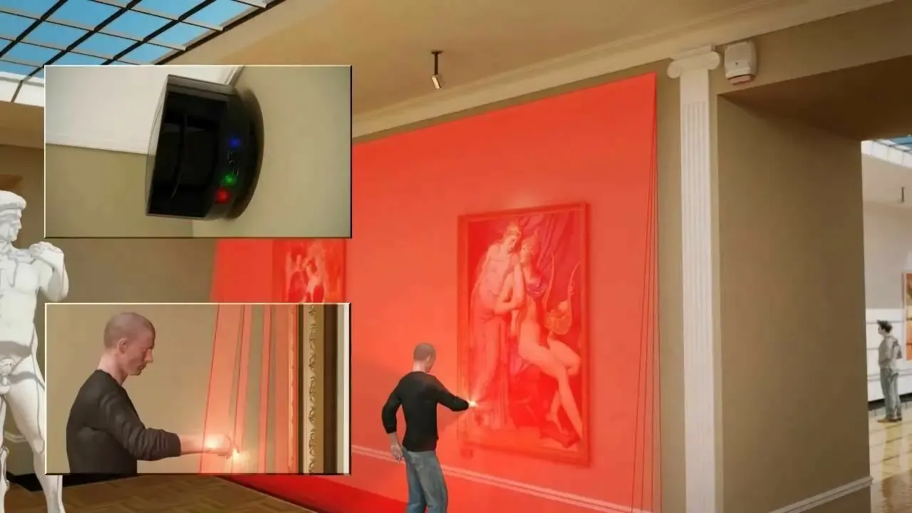 Лазерний датчик Bea Lzr-S600 захисту від крадіжок, охорони та безпеки