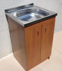 Мойка 50х50 с нержавейки с тумбой