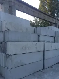 Блоки фундаментные