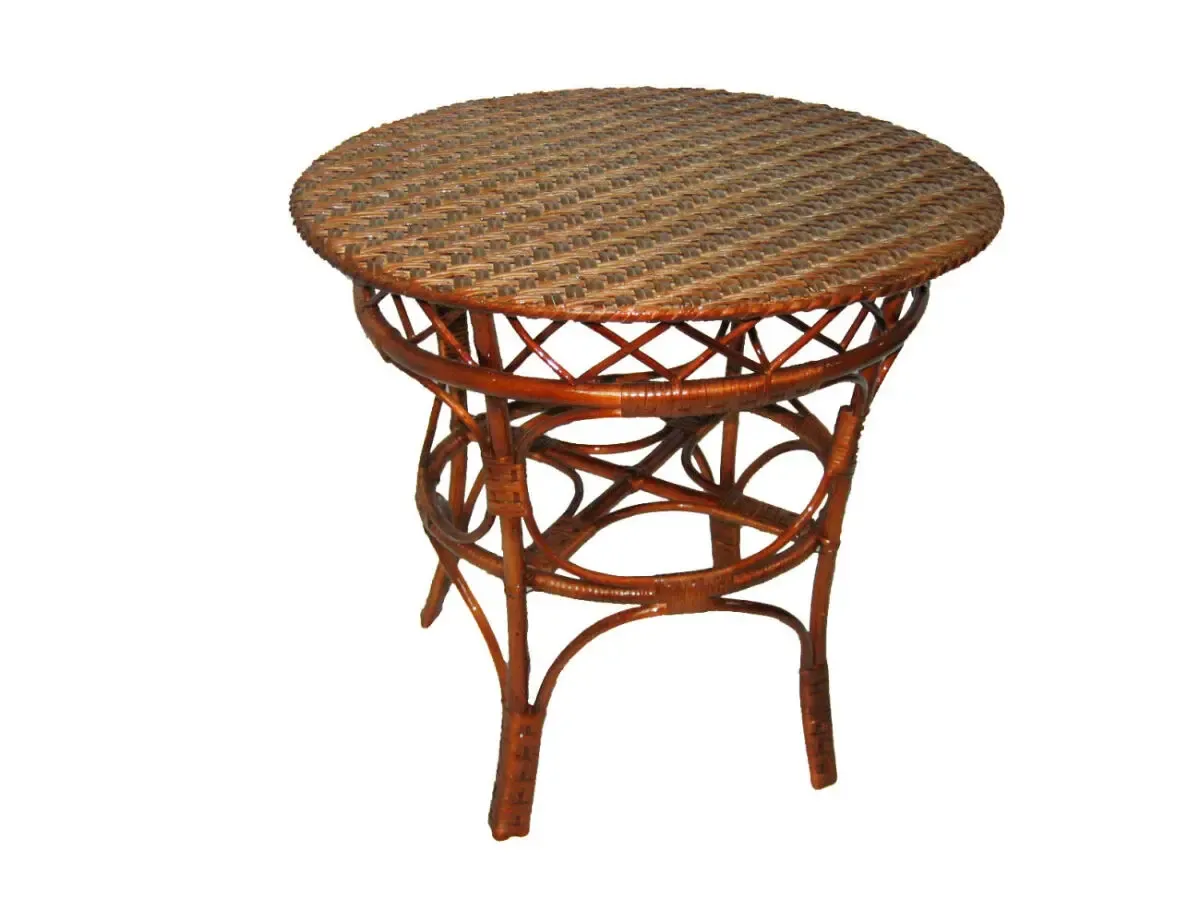 Столы журнальные, обеденные из лозы.