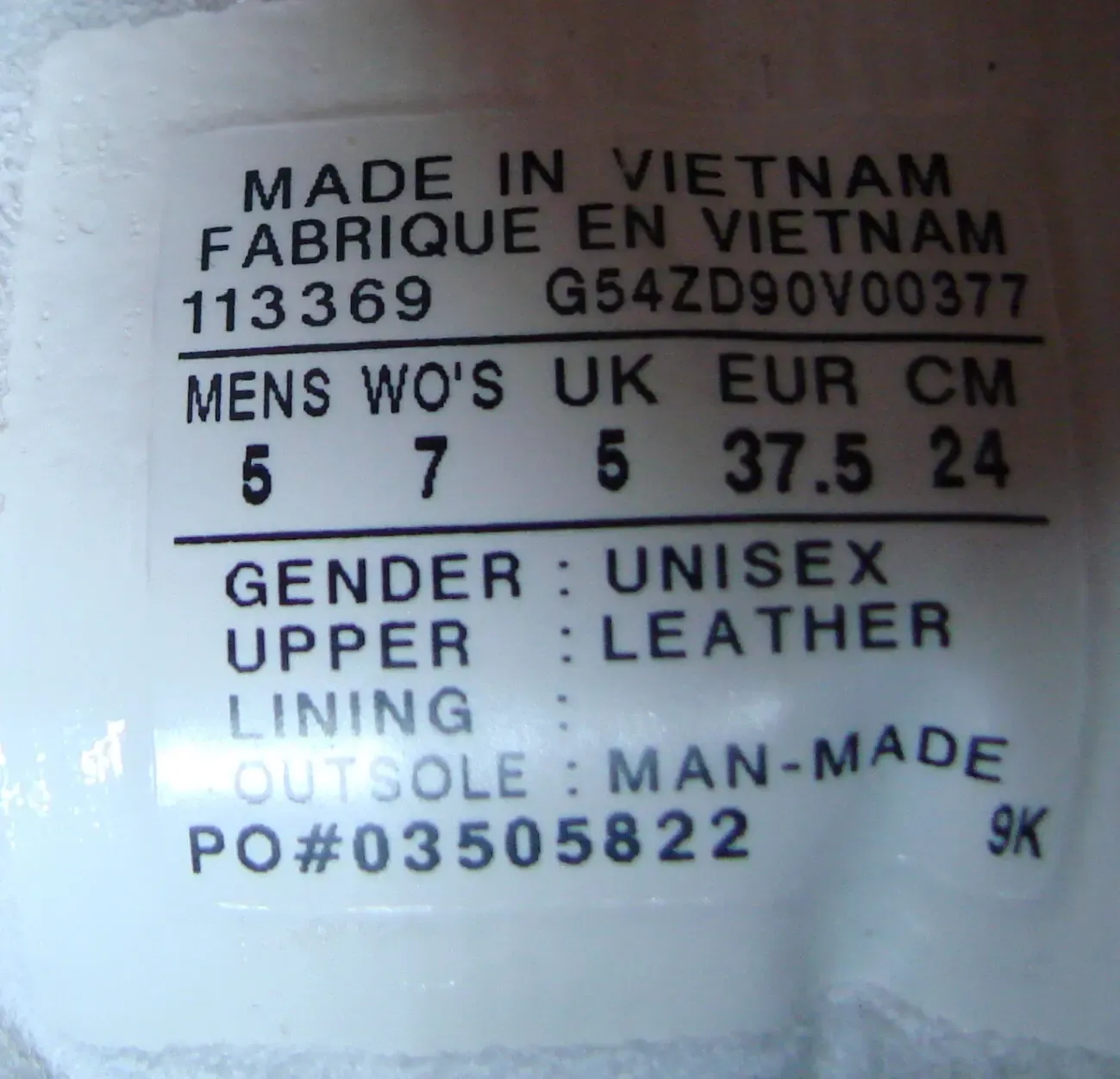 Кеди шкіряні Converse Chuck Taylor All Star, розмір 37,5 (24 см) 7