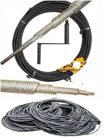 Трос сантехнический,вал гибкий канализационный 5