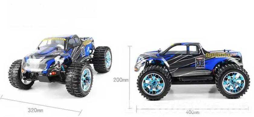 Радиоуправляемая модель Brontosaurus Hsp 94111pro версия Bigfoot 1:10 5