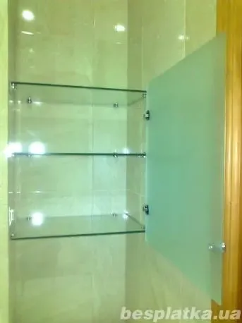 Изделия из стекла и зеркала для ванной и туалета