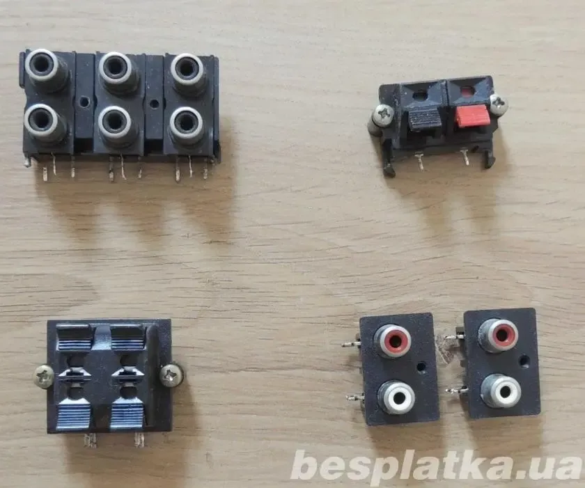 RCA и акустические разъемы разные. 15