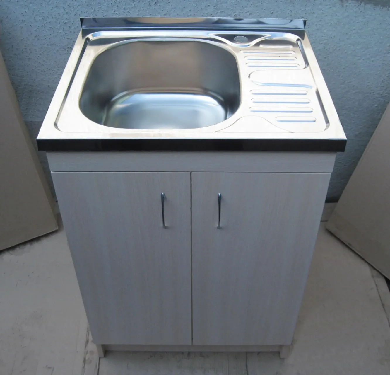 Мойка 60х50 с тумбой Самая глубокая 19 см