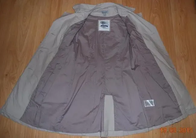 Продам б/у женский лёгкий хлопковый демисезонный плащ ТМ 