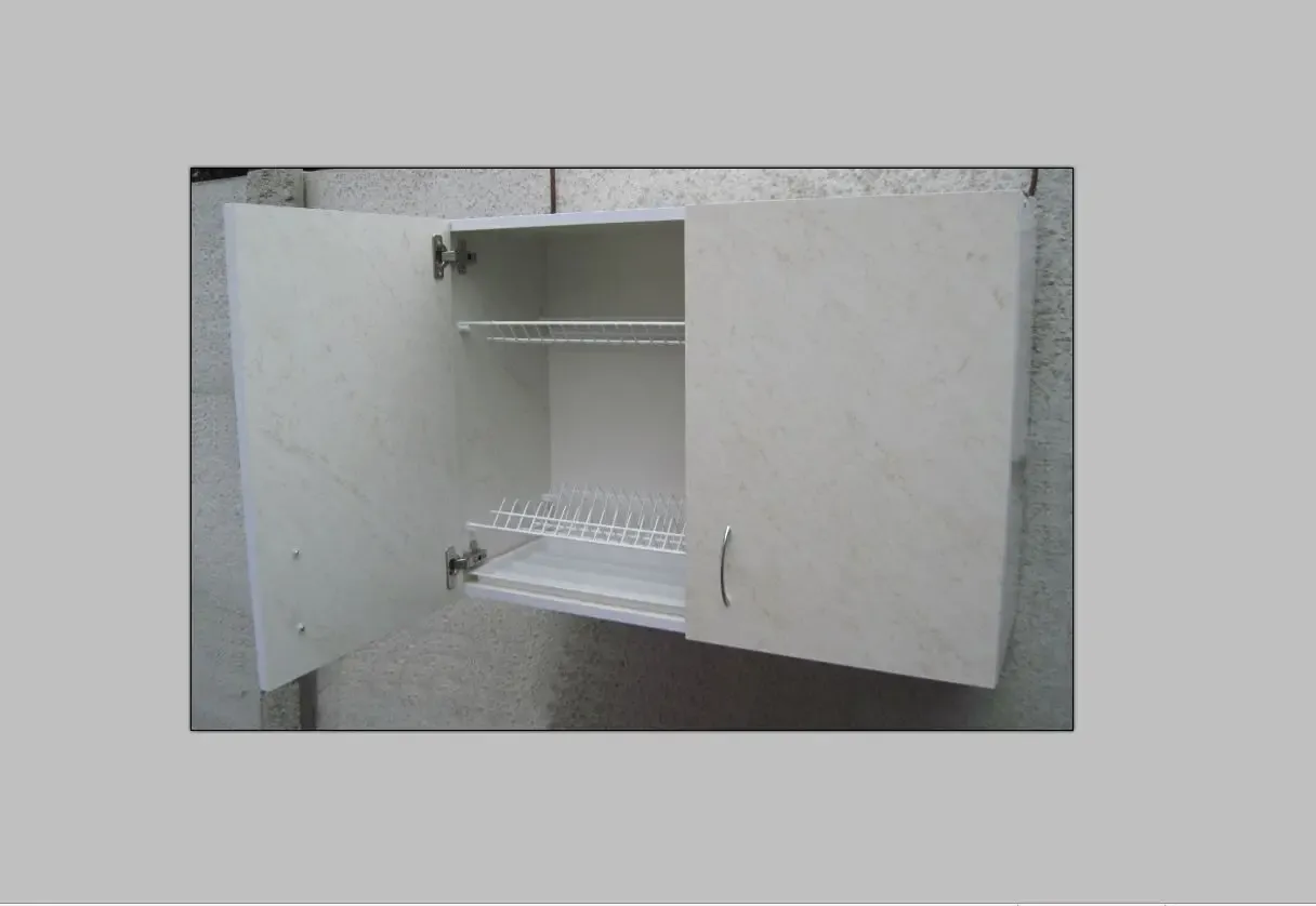 Шкаф сушилка для посуды 80см в шкафу с петлями 3