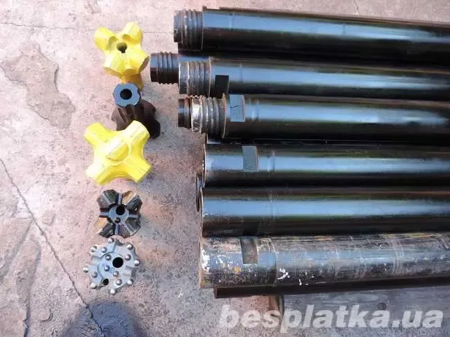Кнш-110,к-110 штырьевая буровая коронка. 6