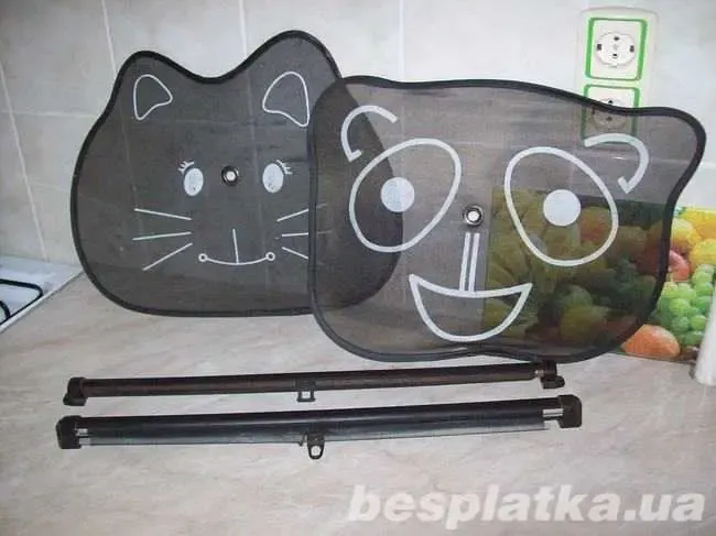 Автошторки вытяжные , автожалюзи   солнцезащитные 2