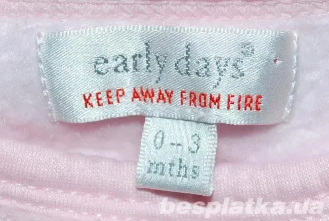 Продам новый розовый джемпер ТМ Early Days на девочку 0-3 мес 5