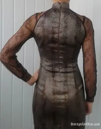 Красивое атласное платье, xs, s 2