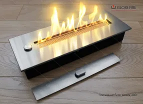 Биокамины. Топливный блок Алаид 400 ТМ Gloss Fire