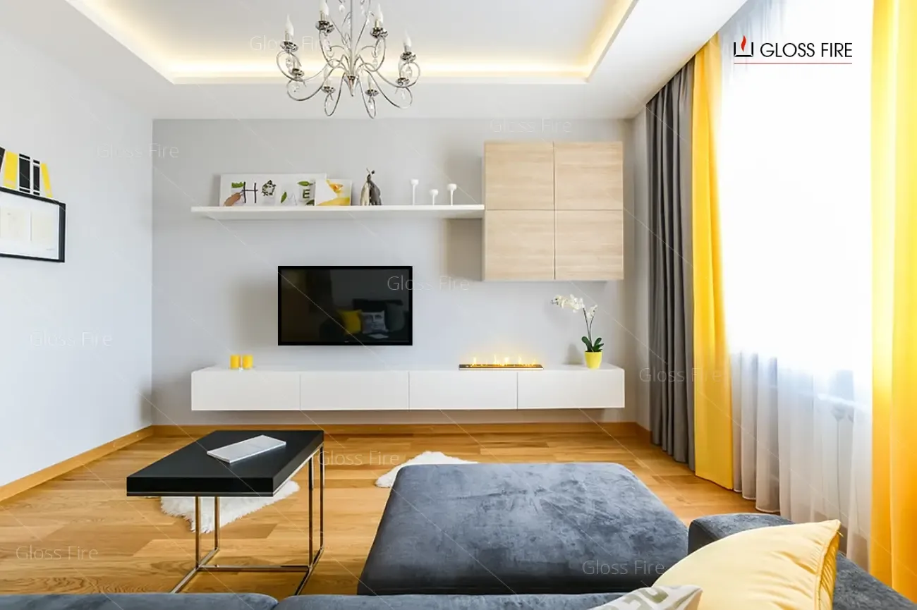 Биокамины. Топливный блок Алаид  Style 600 ТМ Gloss Fire 6