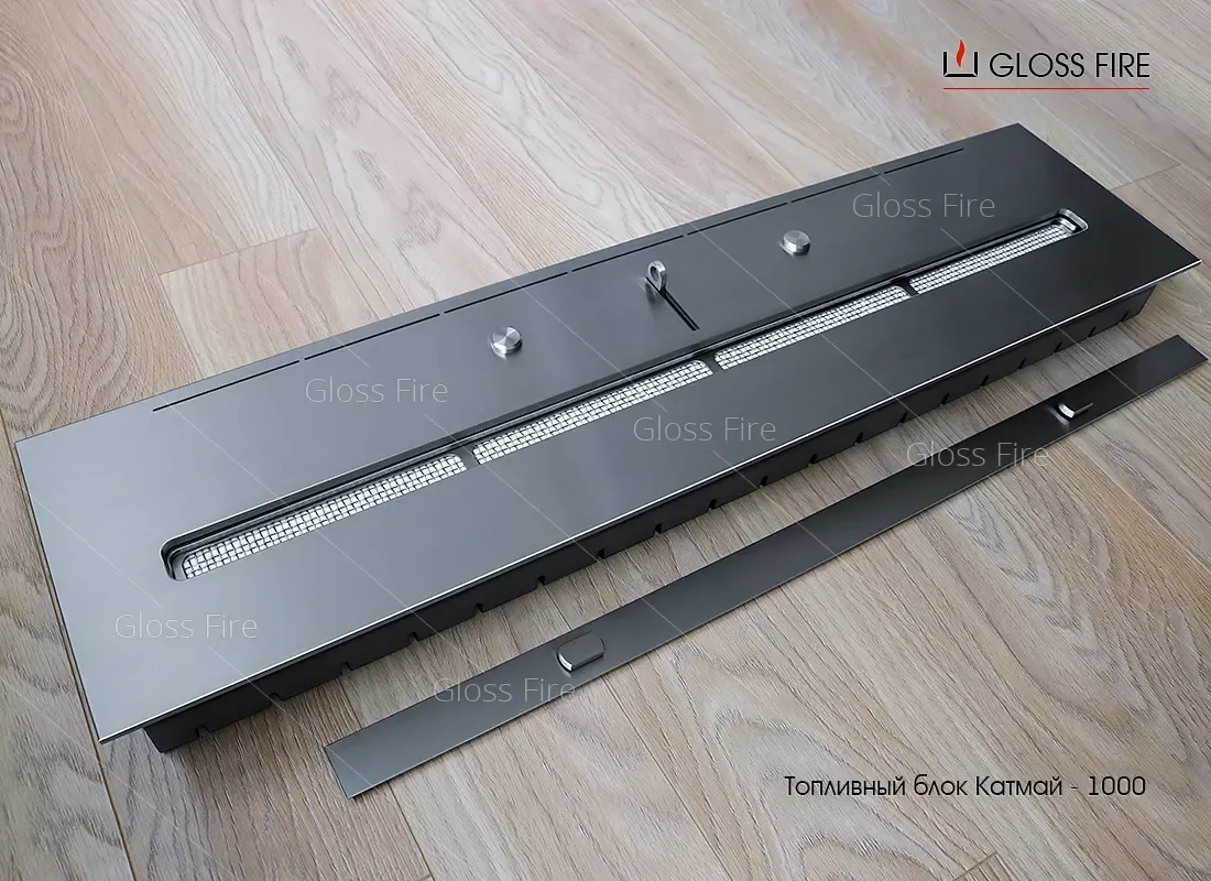 Биокамины. Топливный блок Катмай 1000 ТМ Gloss Fire 2
