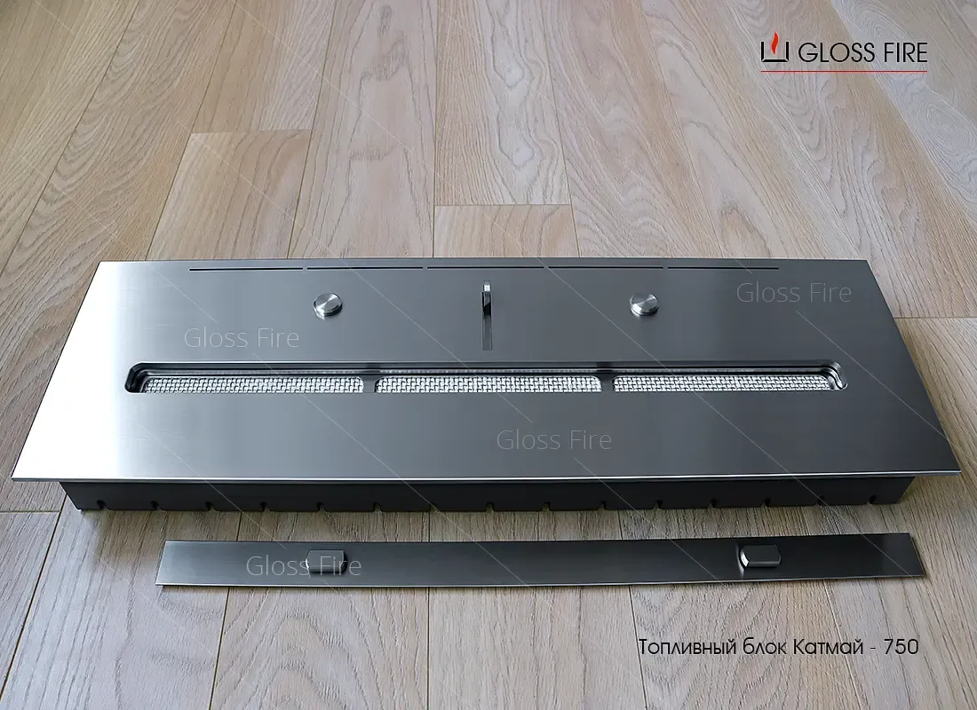 Биокамины. Топливный блок Катмай 750 ТМ Gloss Fire 3