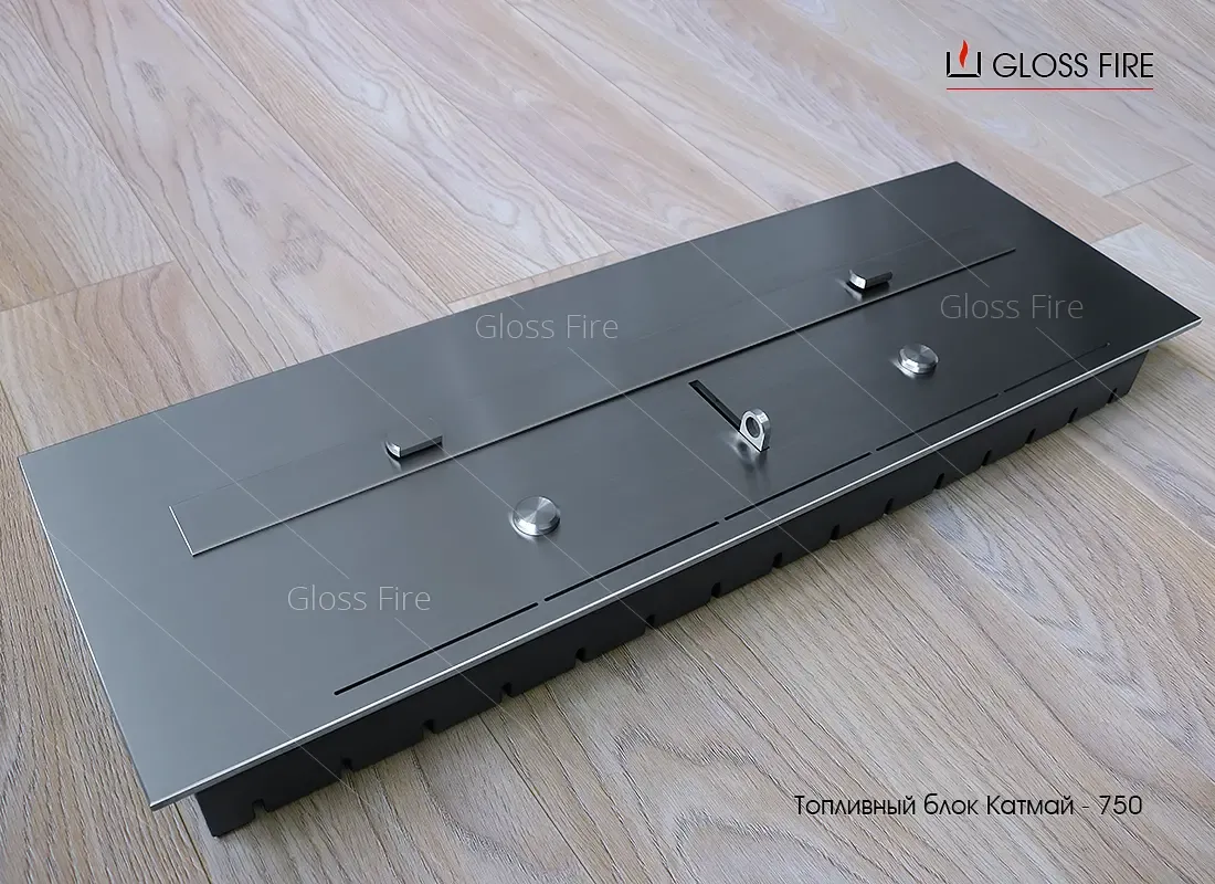 Биокамины. Топливный блок Катмай 750 ТМ Gloss Fire 4