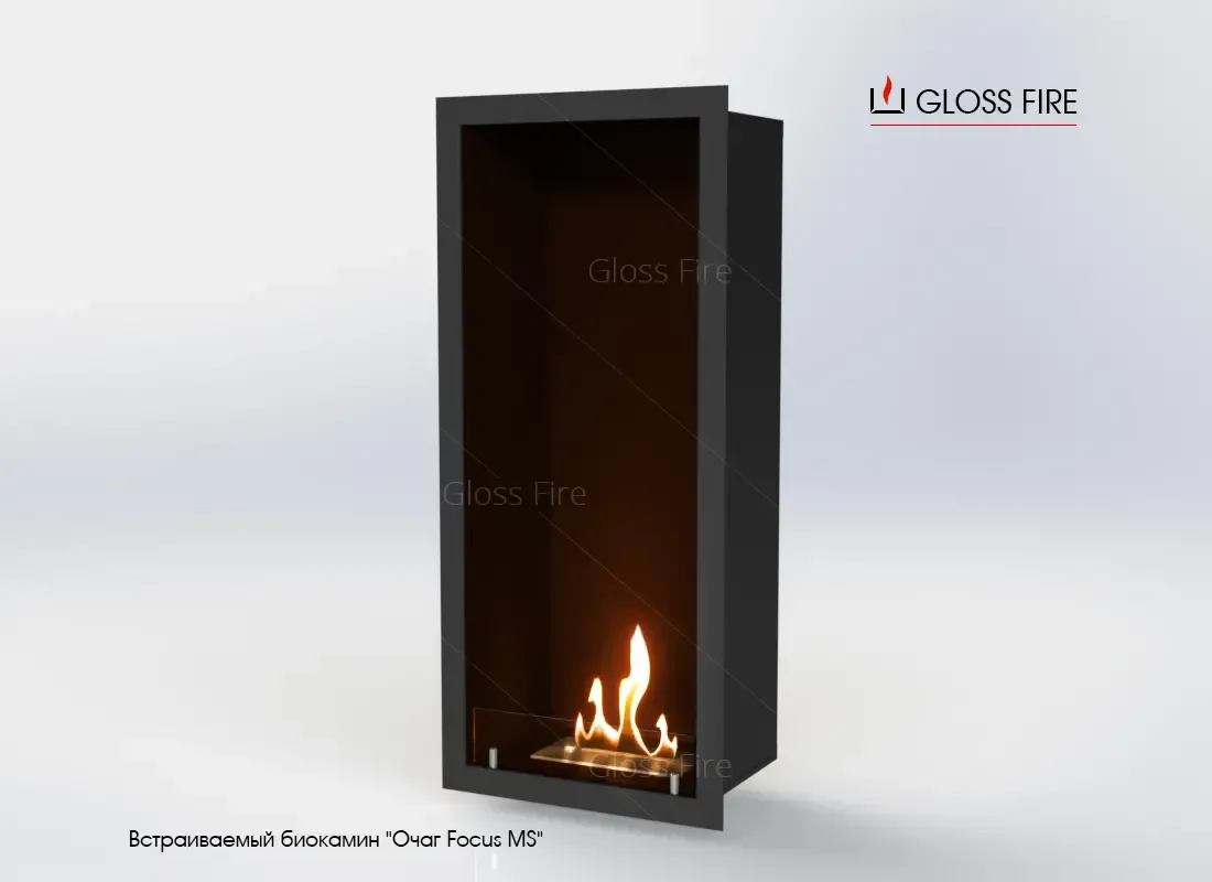 Встраиваемый биокамин Очаг MS-арт.009 4