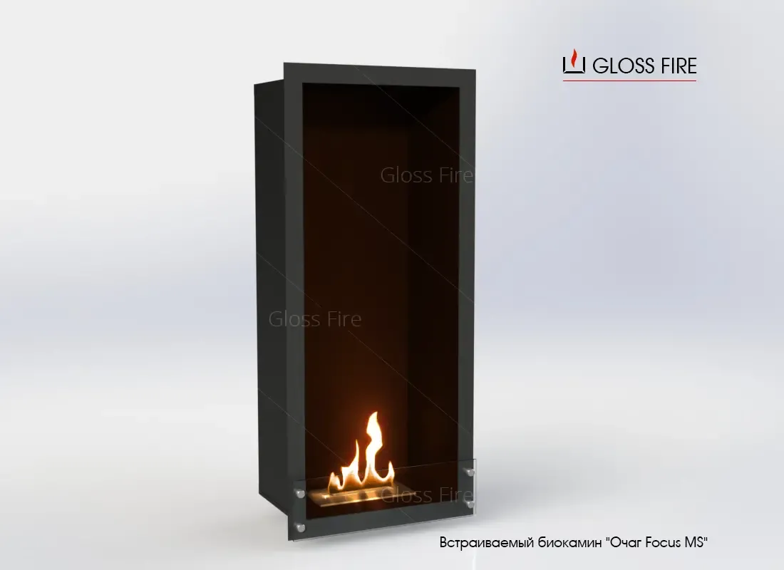 Встраиваемый биокамин Очаг MS-арт.009 3
