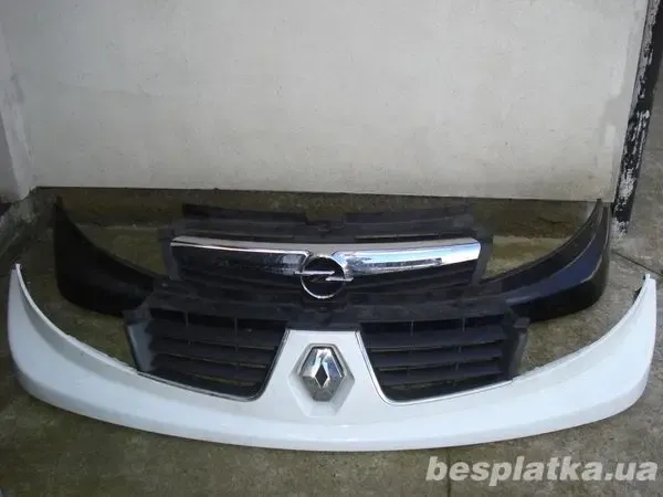 Капот, фара, бампер, крыло, решетка, кузов Trafic Vivaro Трафік Віваро 8