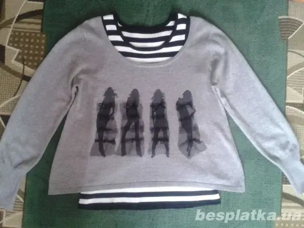 Двоечка, кофта+маечка, размер универс., s, m