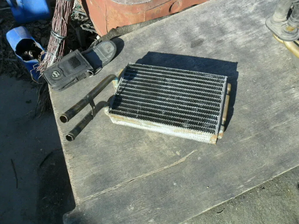 Радиатор печки форд транзит, D89vw-18476-ba, оригинал, Transit 4