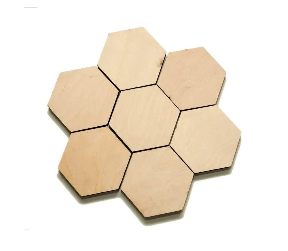 Продам заготовки из фанеры для декупажа, декора - шестигранники 3