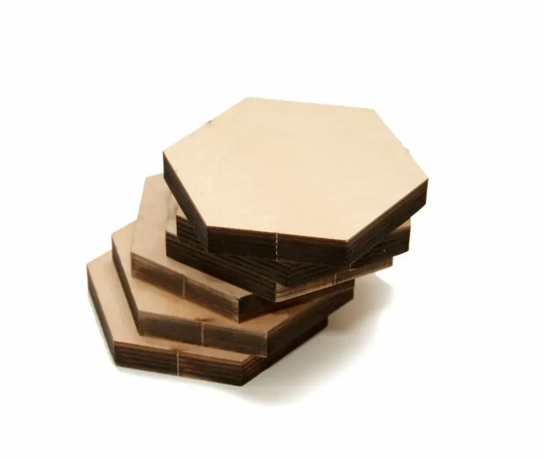 Продам заготовки из фанеры для декупажа, декора - шестигранники 4