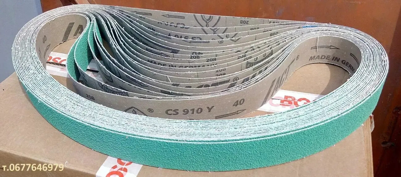 Шлифовальные ленты для гриндера Klingspor, Vsm, Norton все размеры 3
