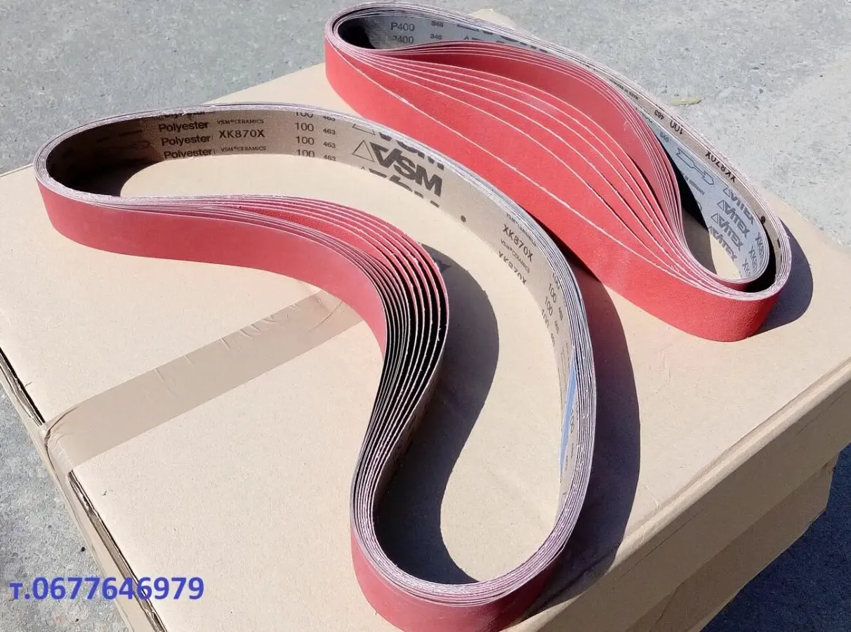 Шлифовальные ленты для гриндера Klingspor, Vsm, Norton все размеры 5