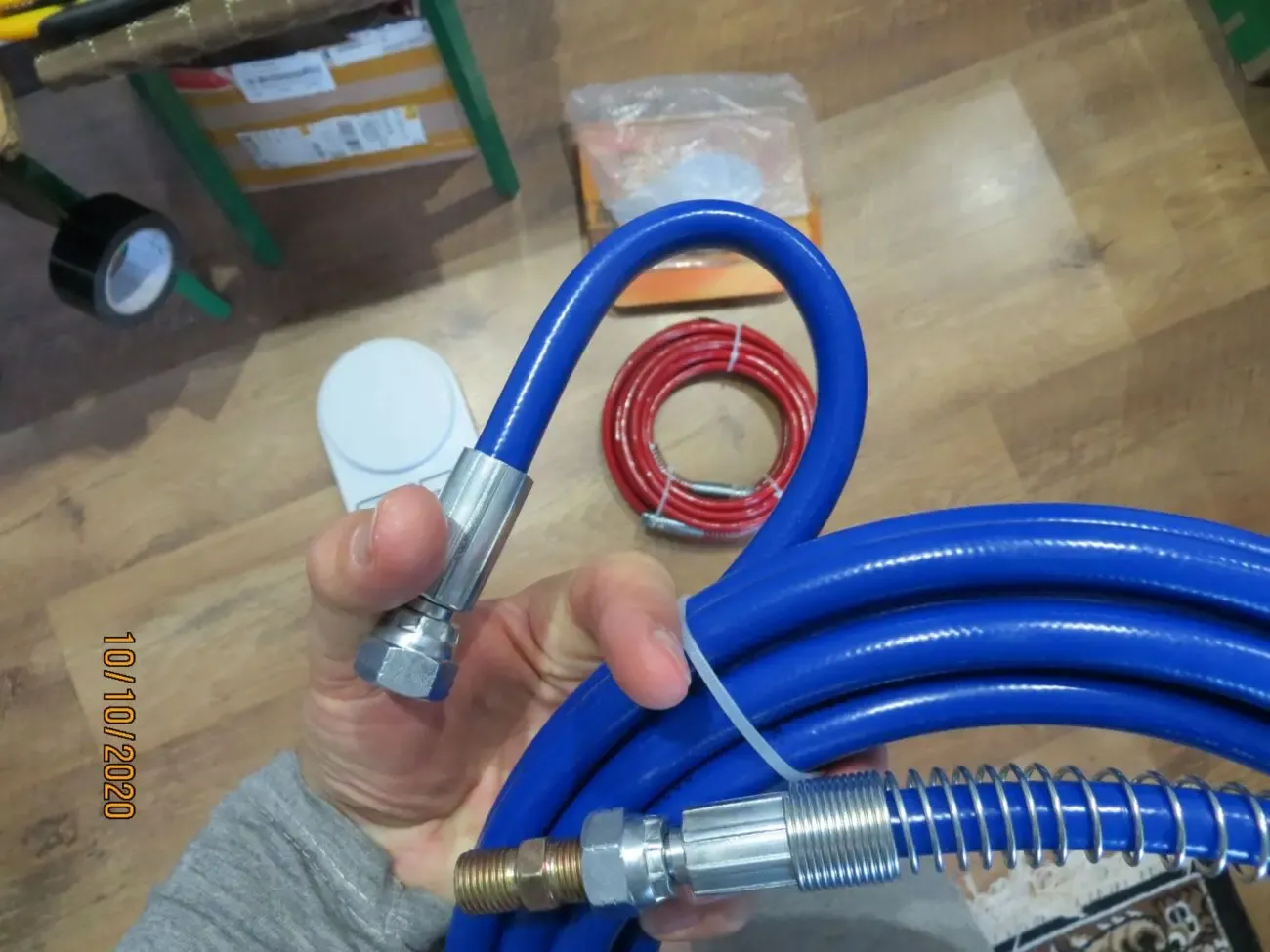 окрасочный шланг высокого давления+соединение 2