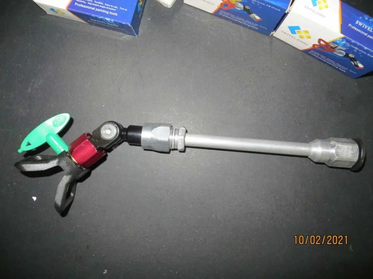 Поворотный механизм безвоздушного краскораспылителя 2