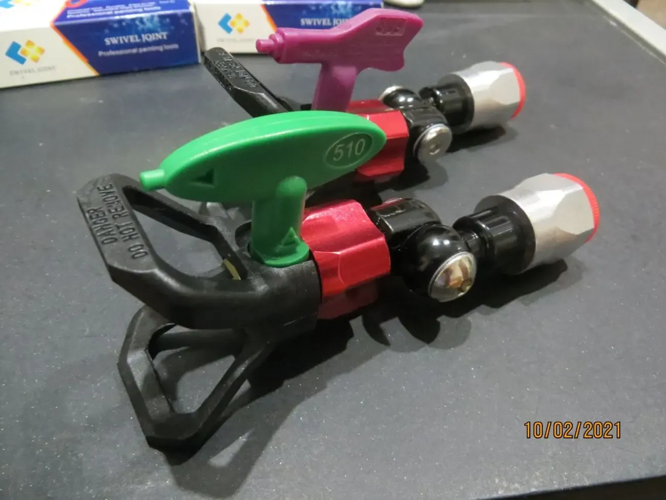 Поворотный механизм безвоздушного краскораспылителя 5