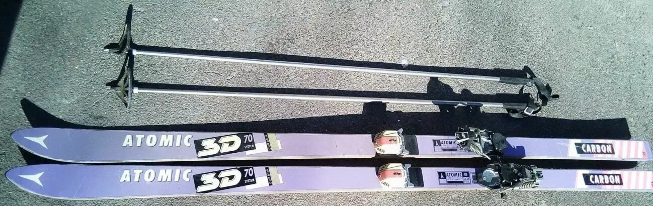 Продам горные лыжи Atomic Carbon 3d 70 System (оригинал) 195 см (б/у).