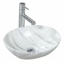 Умывальник на столешницу Rea Sofia Marble 41.5 см.