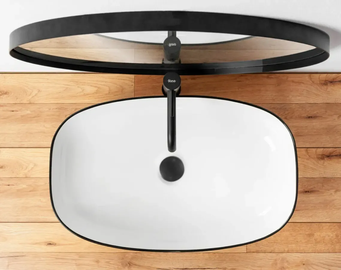 Умывальник на столешницу Rea Jovita 60 см. 4