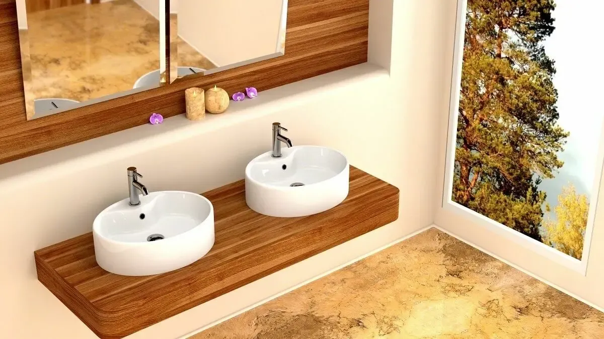 Умывальник на столешницу Rea Kinia 52.5 см. 4