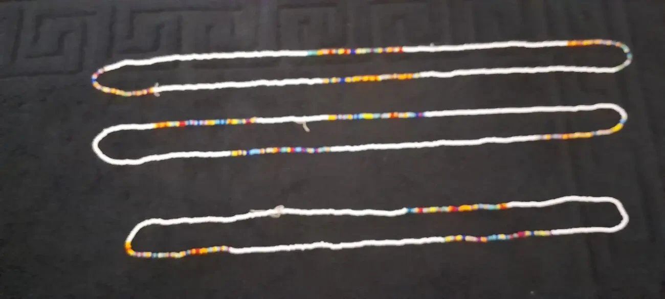 Оригинальные бусы с узором 9