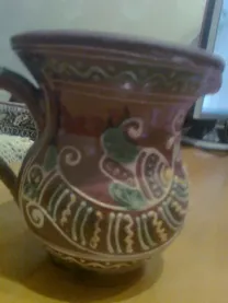 Красивый молочник с узорами отличного качества.  ретро - ссср.