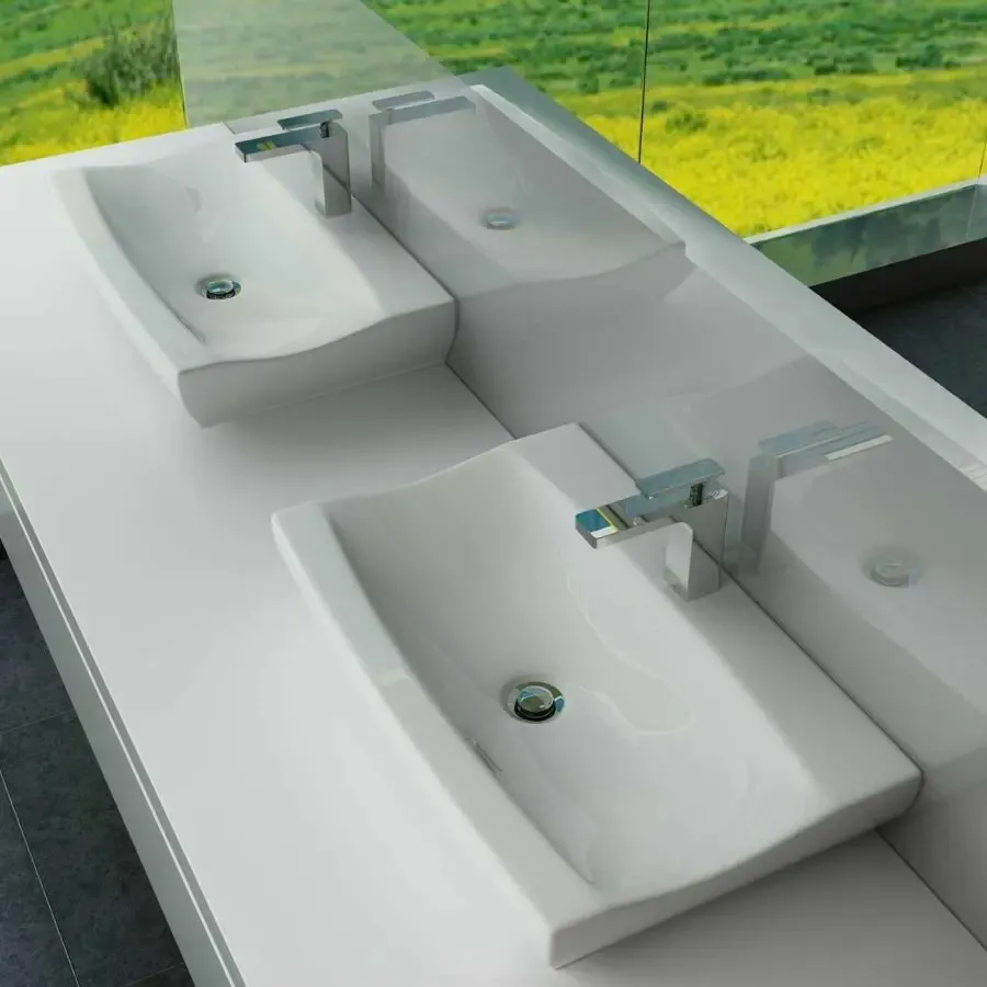 Умывальник на столешницу Rea Alveo 62,5 см. 4