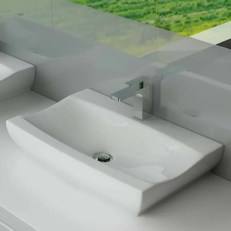 Умывальник на столешницу Rea Alveo 62,5 см. 3