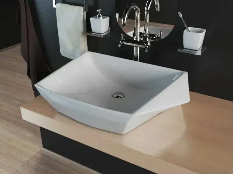 Умывальник на столешницу Rea Lucy 60 см. 4