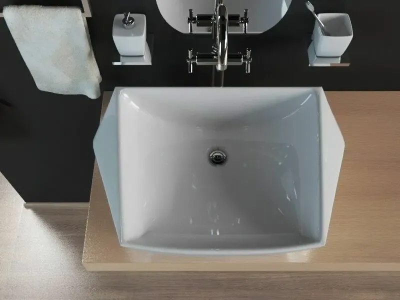 Умывальник на столешницу Rea Lucy 60 см. 3