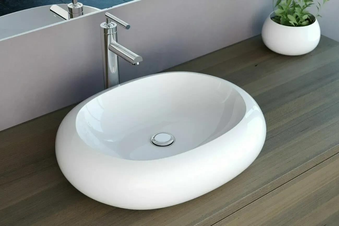 Умывальник на столешницу Rea Luna 57 см. 2