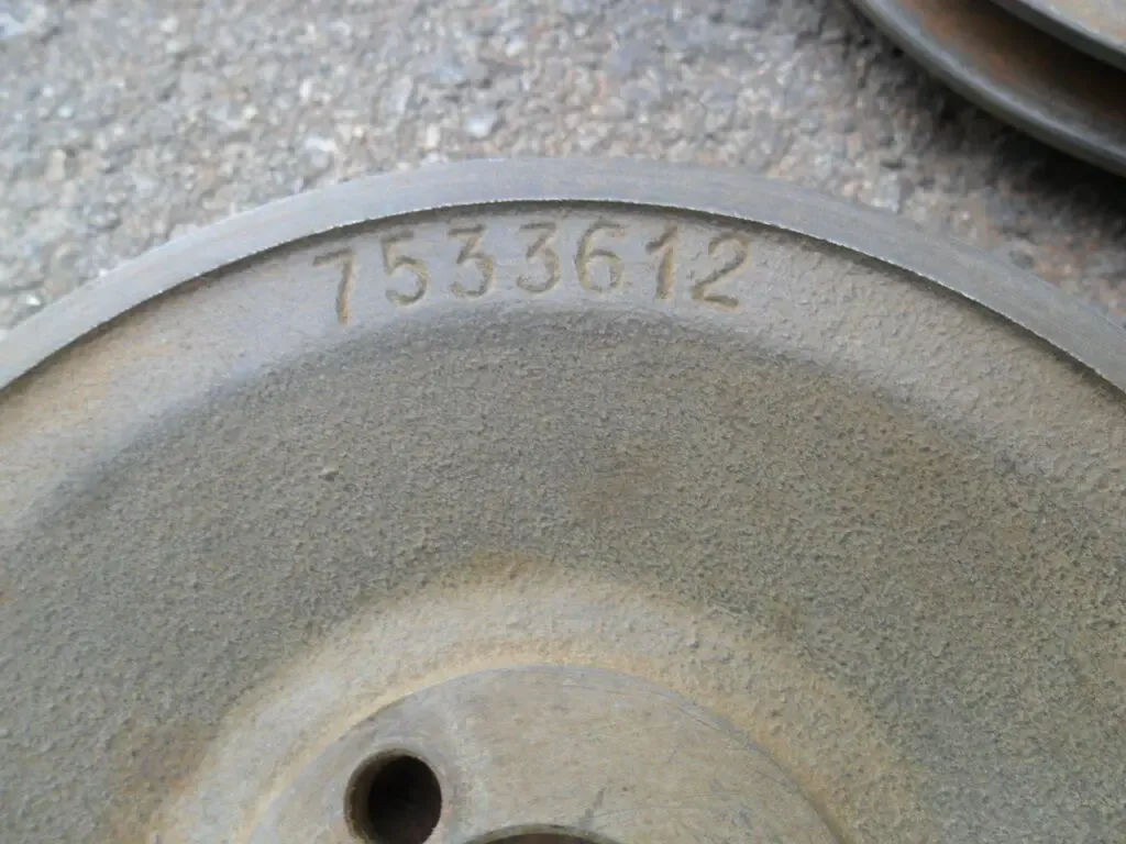 Шкив коленвала фиат, лянча, Fiat 7533612, оригинал 2